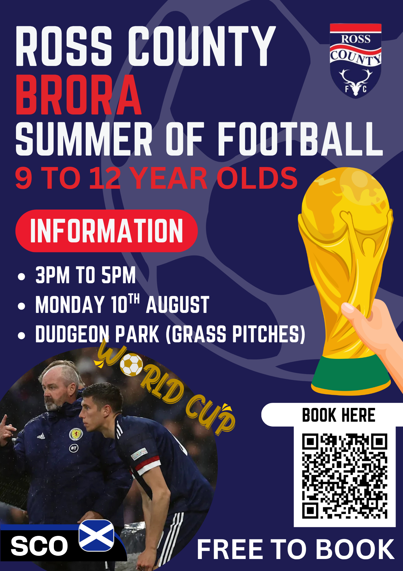 Ross County Summer of Football (Brora) 9 to 12 Year Olds