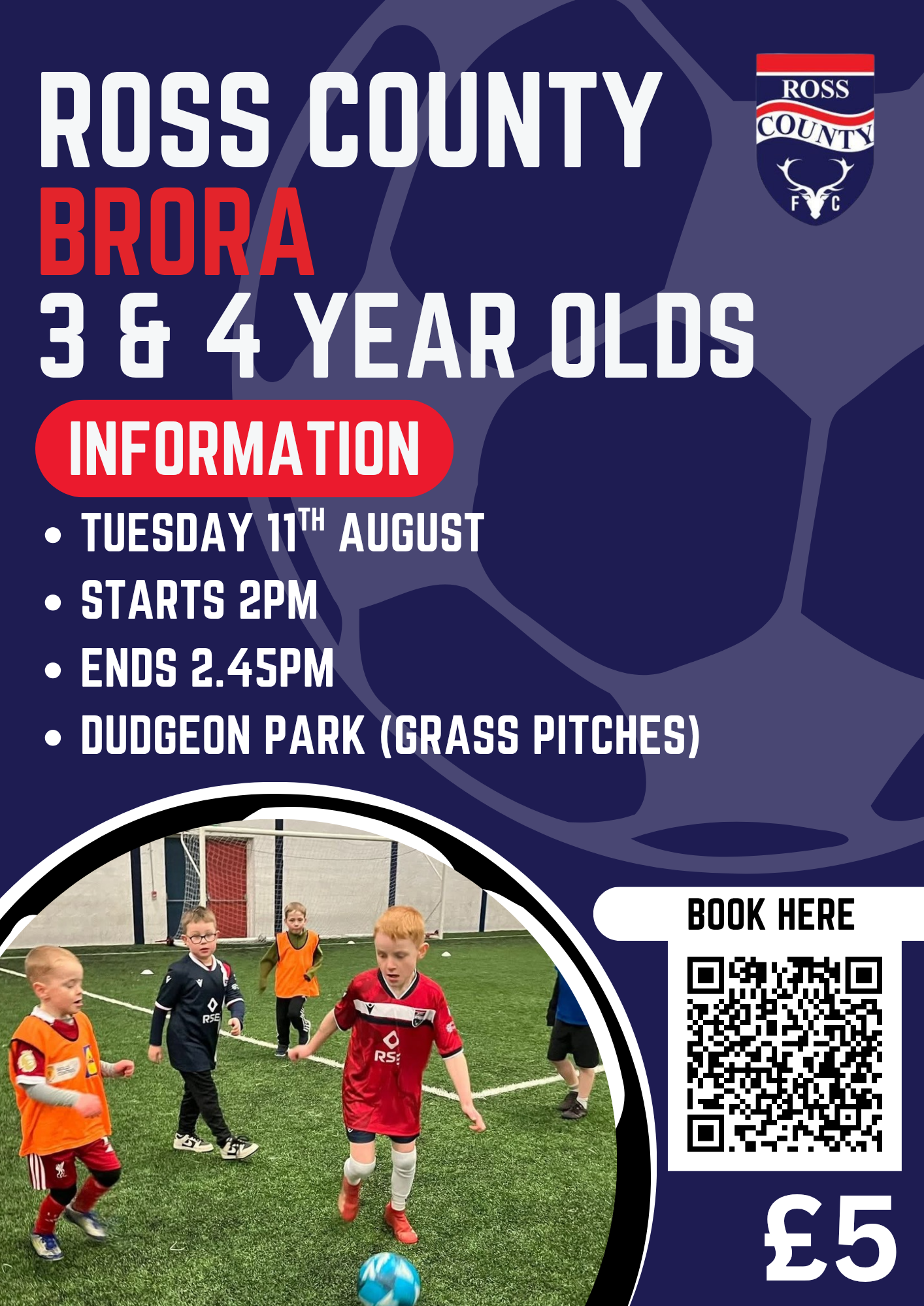 Ross County Summer of Football (Brora) 3 to 4 Year Olds