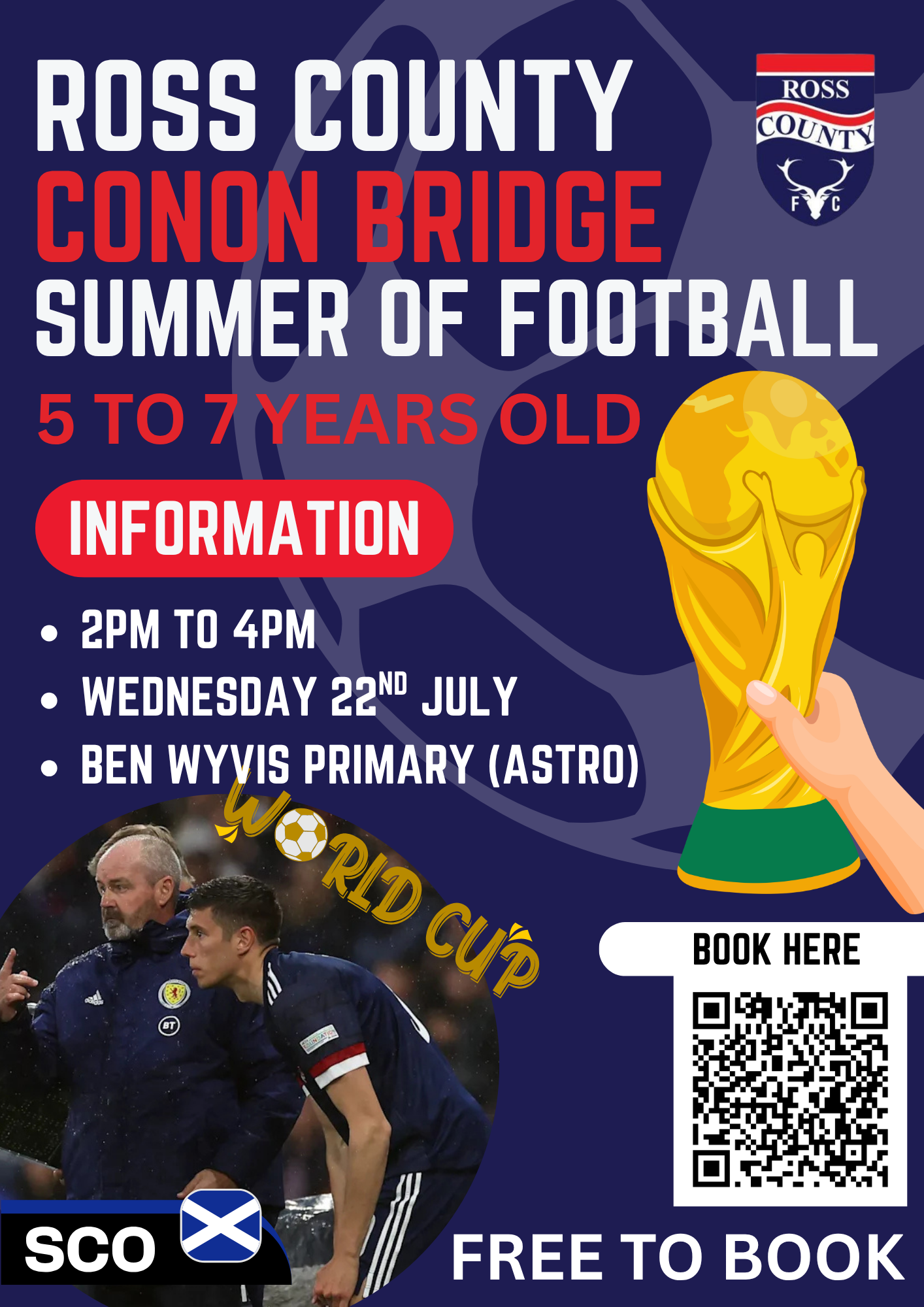 Ross County Summer of Football (Conon Bridge) 5 to 7 Year Olds