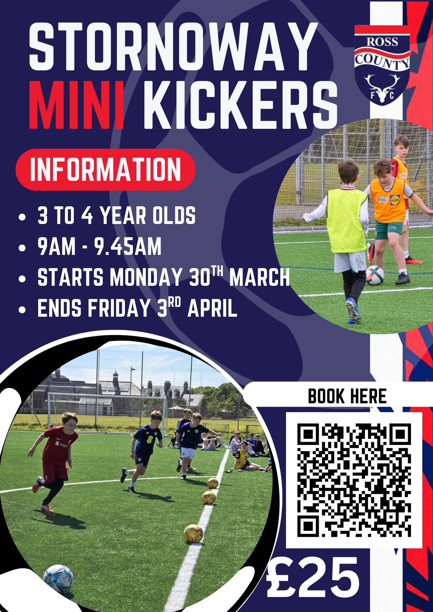 Stornoway Ross County Easter Mini Kickers 3-4years