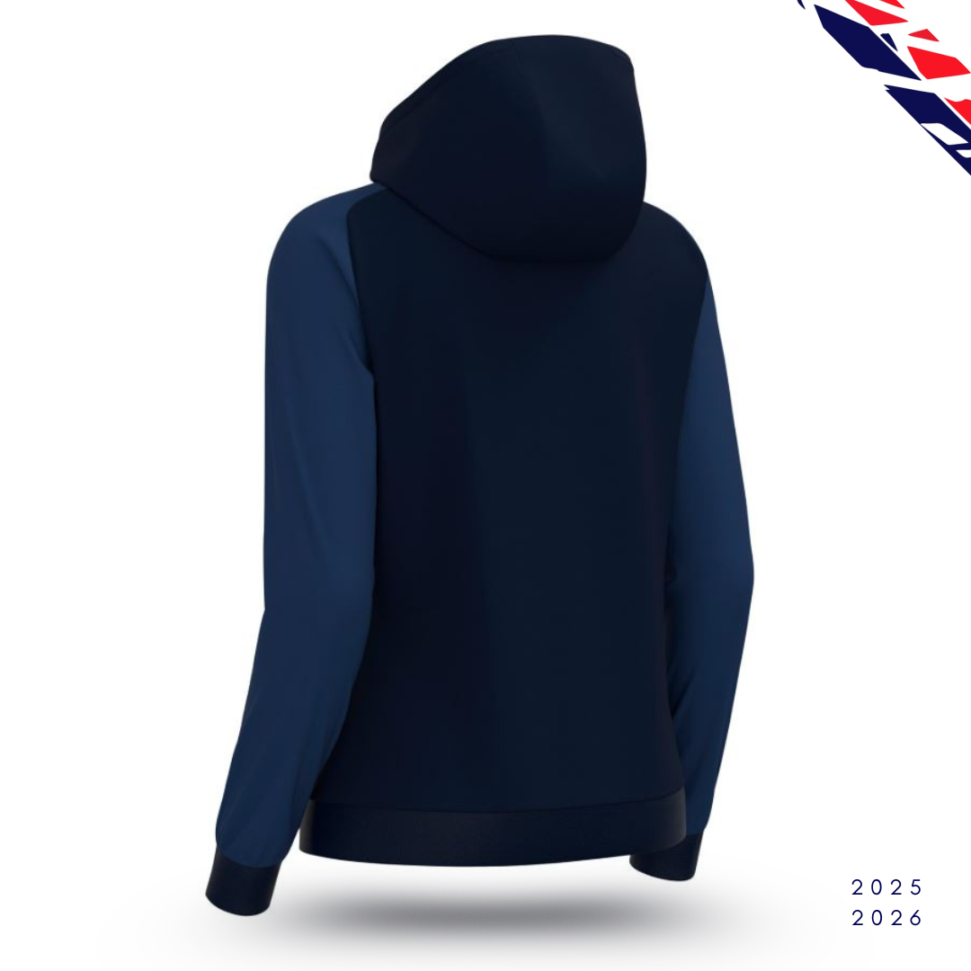 Atlas Sweatshirt full zip top Navy and Light Navy Adult