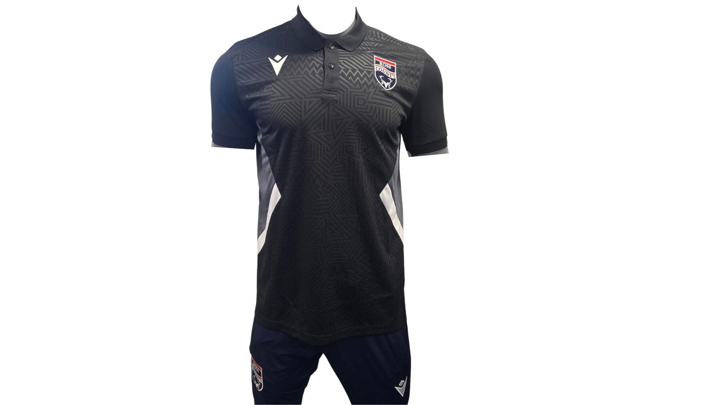 Coaches Travel Polo Black Adults