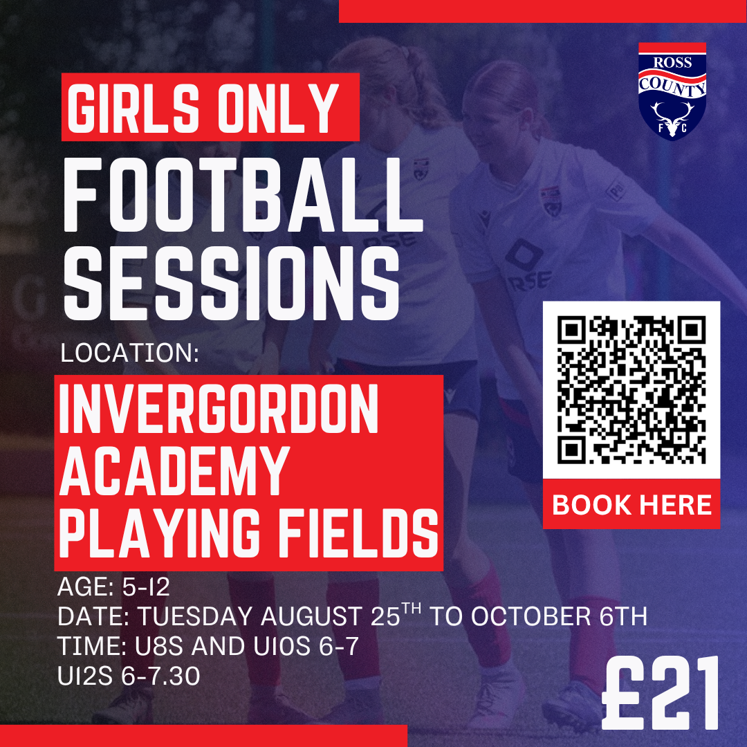 Ross County Girls Only Football (August to October)