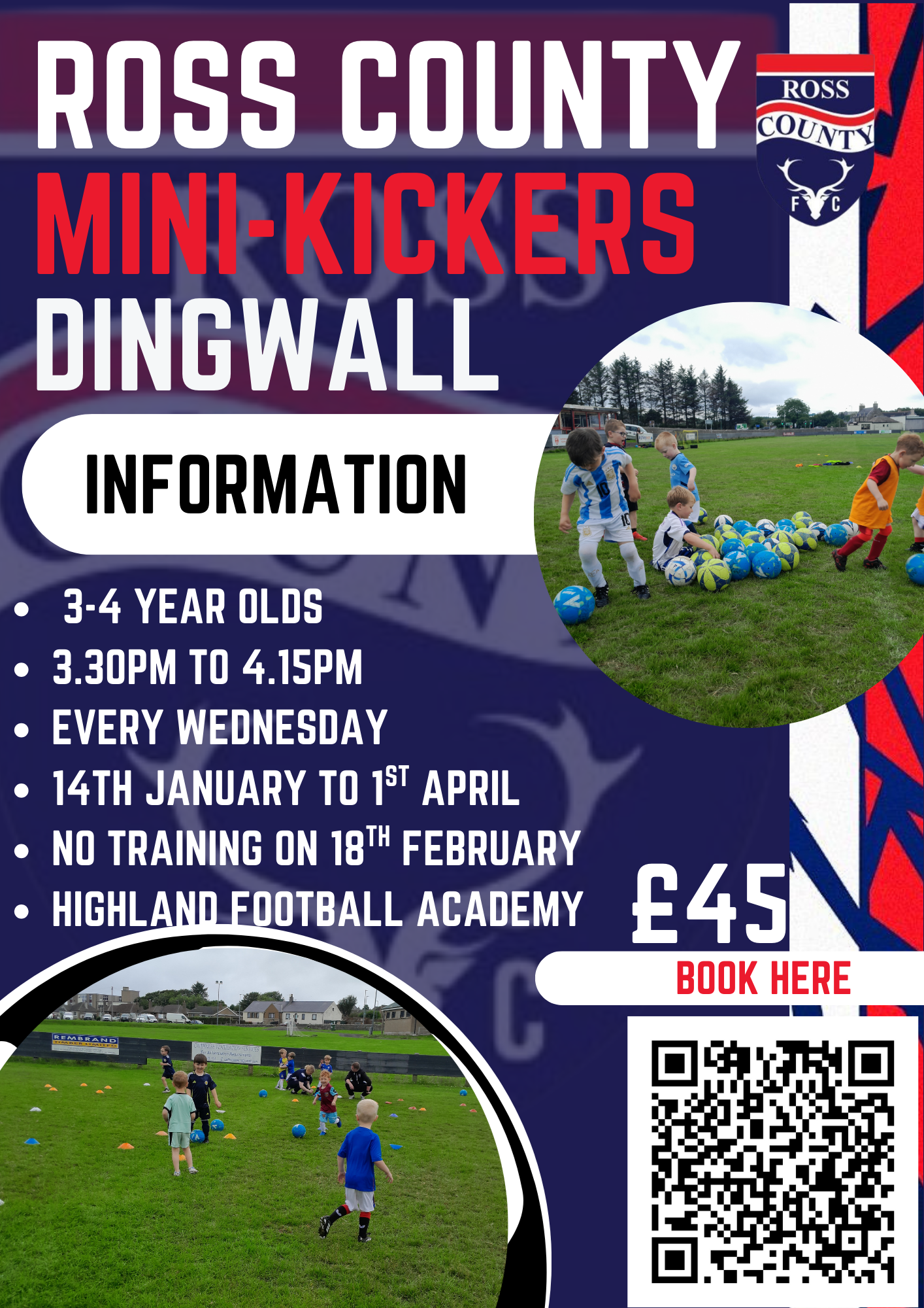 Ross County Mini-Kickers Dingwall January - April 2026