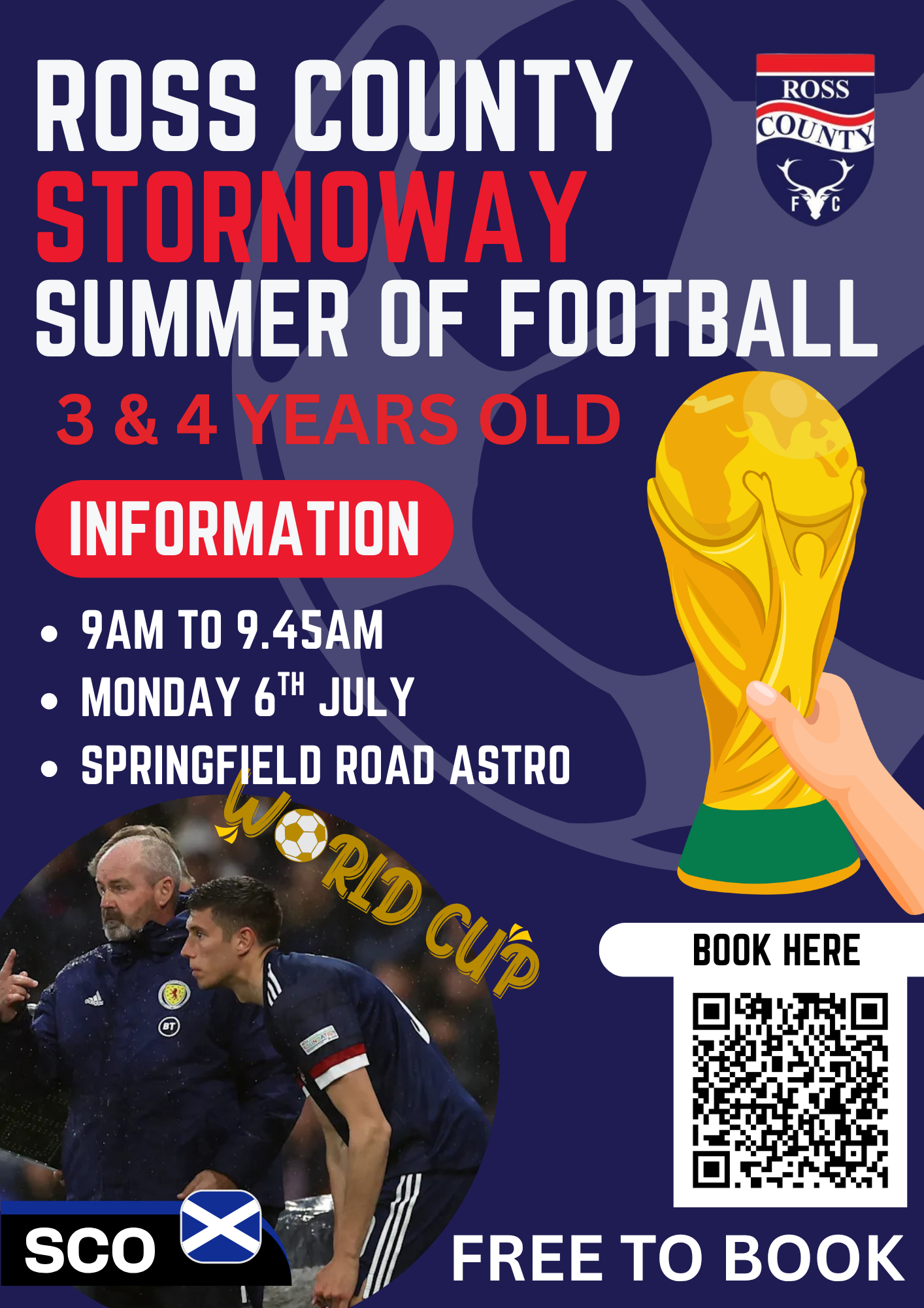 Stornoway World Cup Mini Kickers 3&4 years