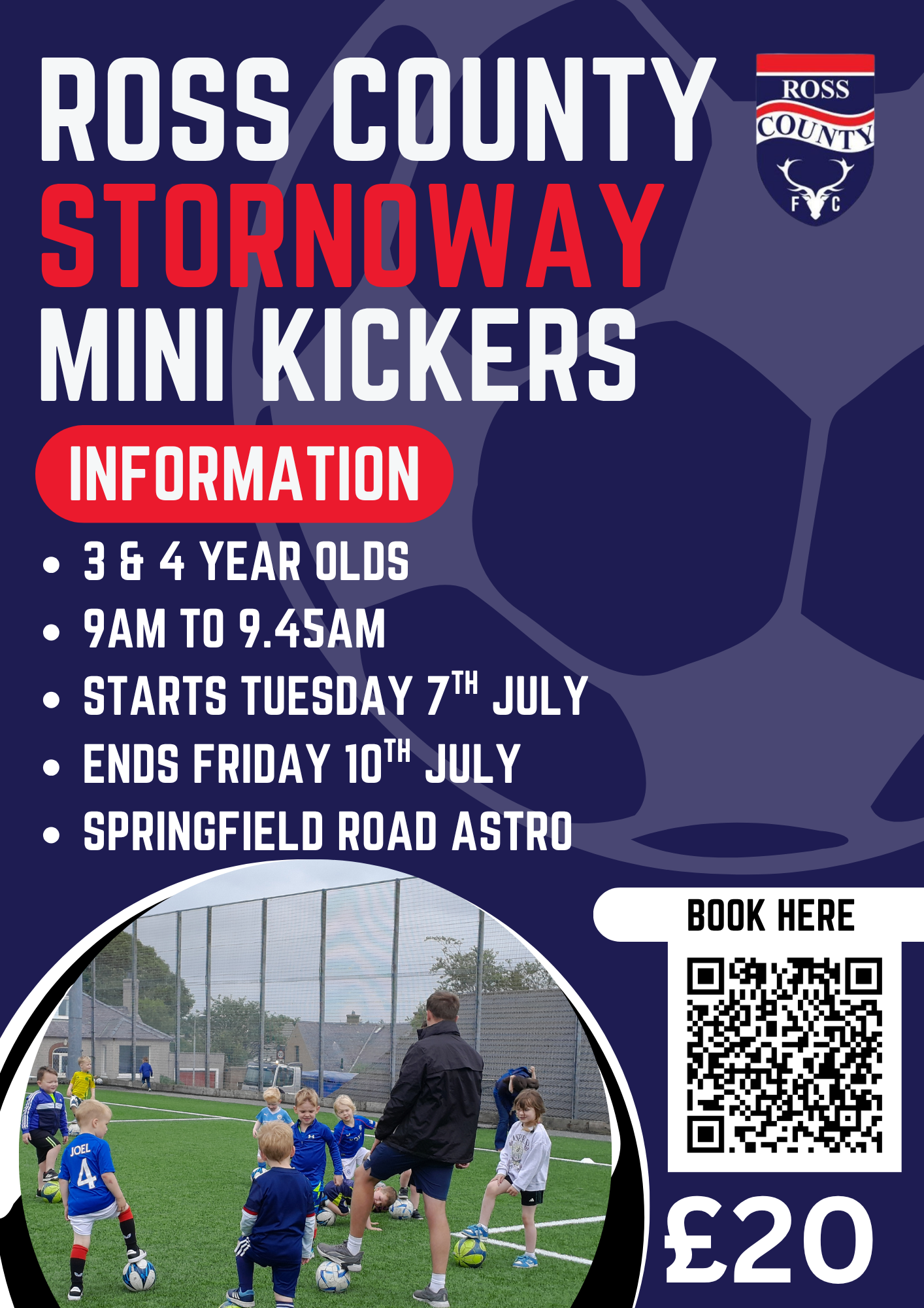 Stornoway Mini Kickers 3&4yrs July