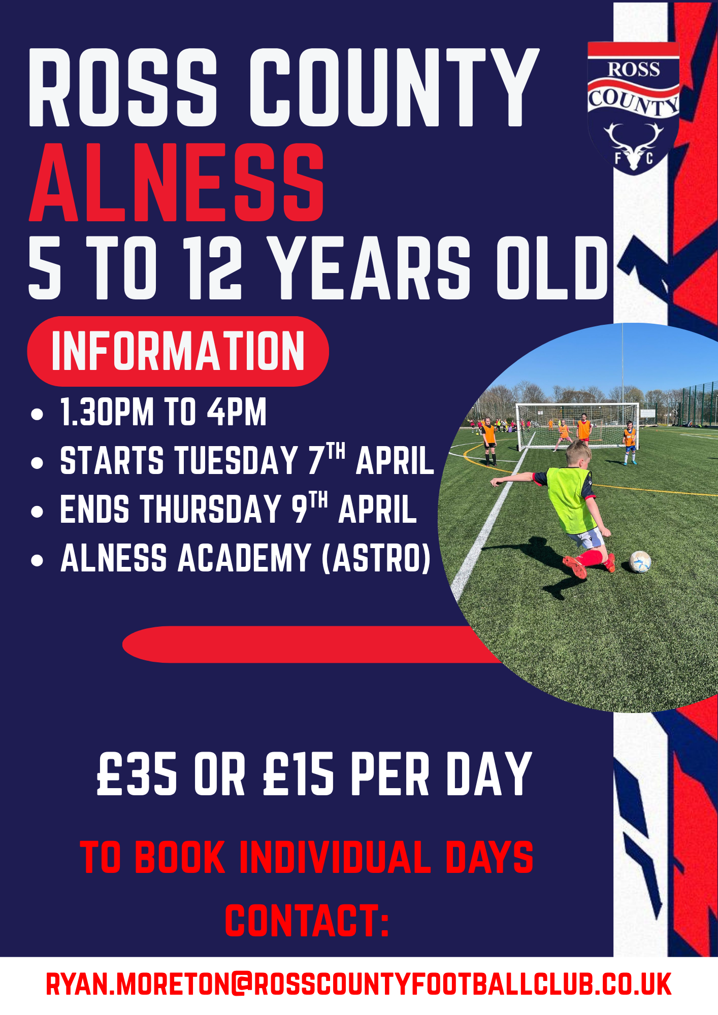 Alness Ross County Easter session 5-12 years