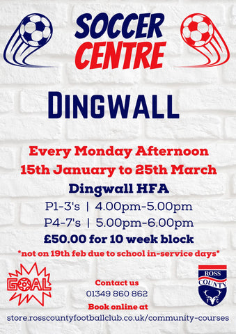 Dingwall Soccer Centre (P4-7) January- March