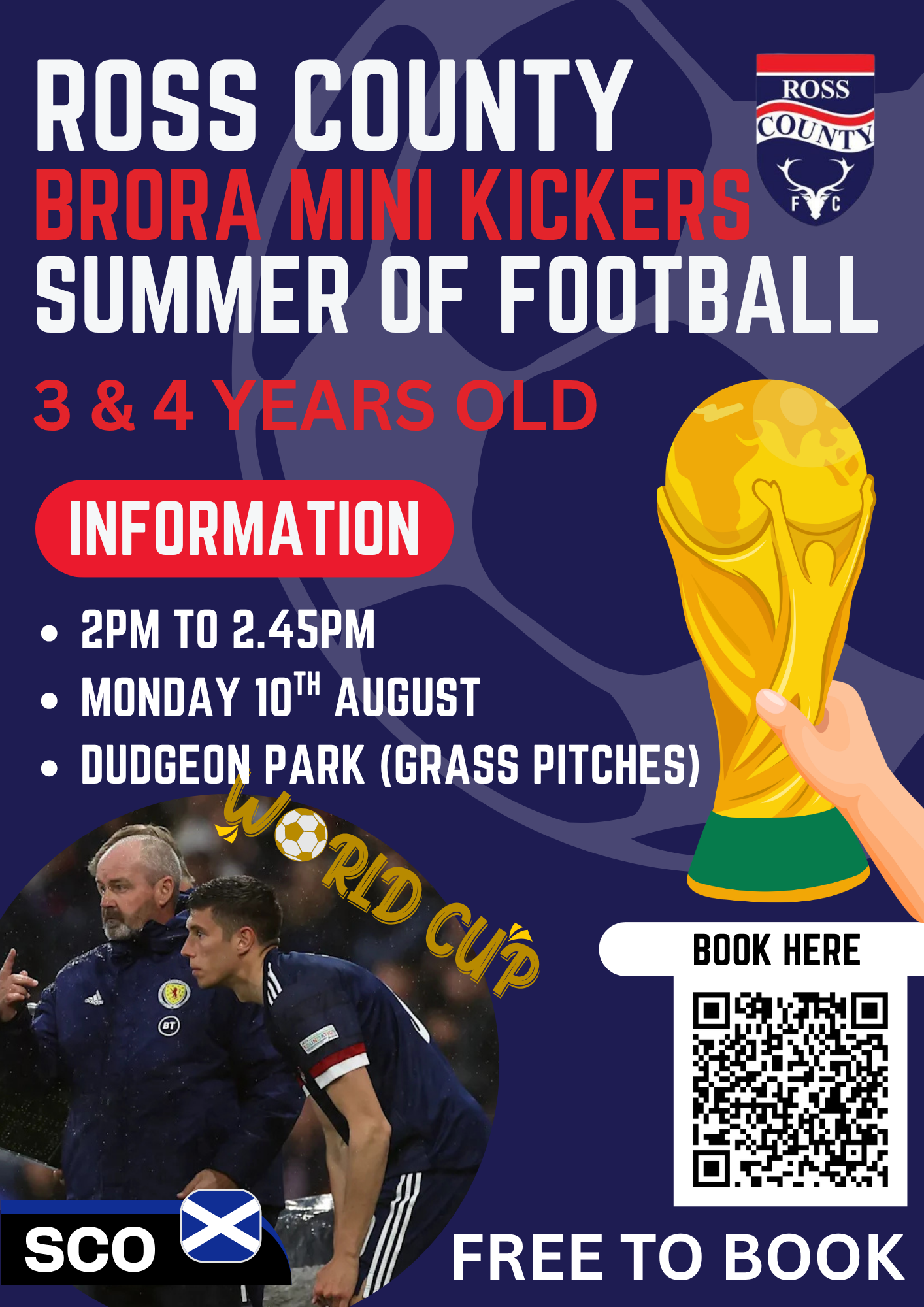 Ross County Summer of Football (Brora) 3 to 4 Year Olds