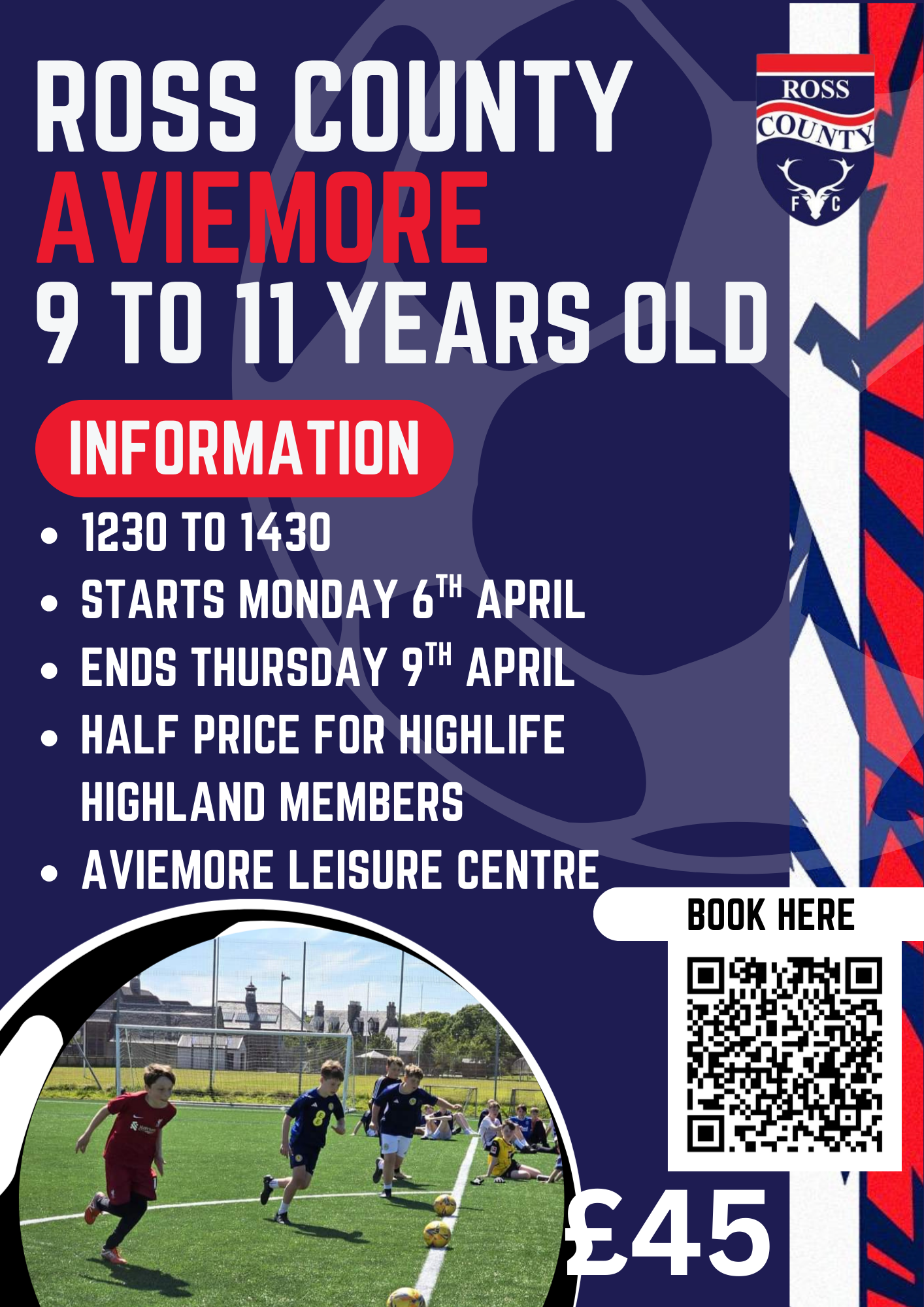 Aviemore Ross County Easter session 9-11years