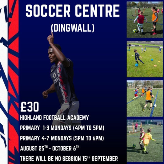 Dingwall Soccer Centre (P1-3s)