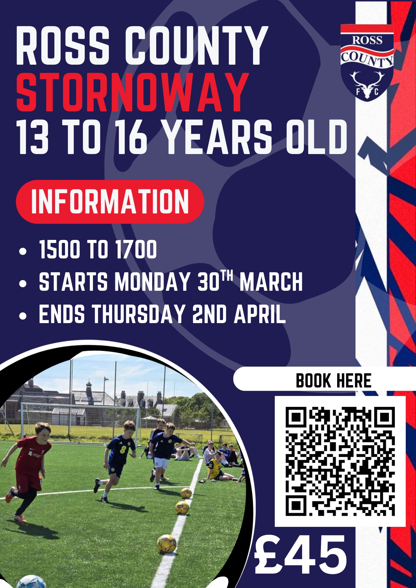 Stornoway Ross County Easter session 13-16 years