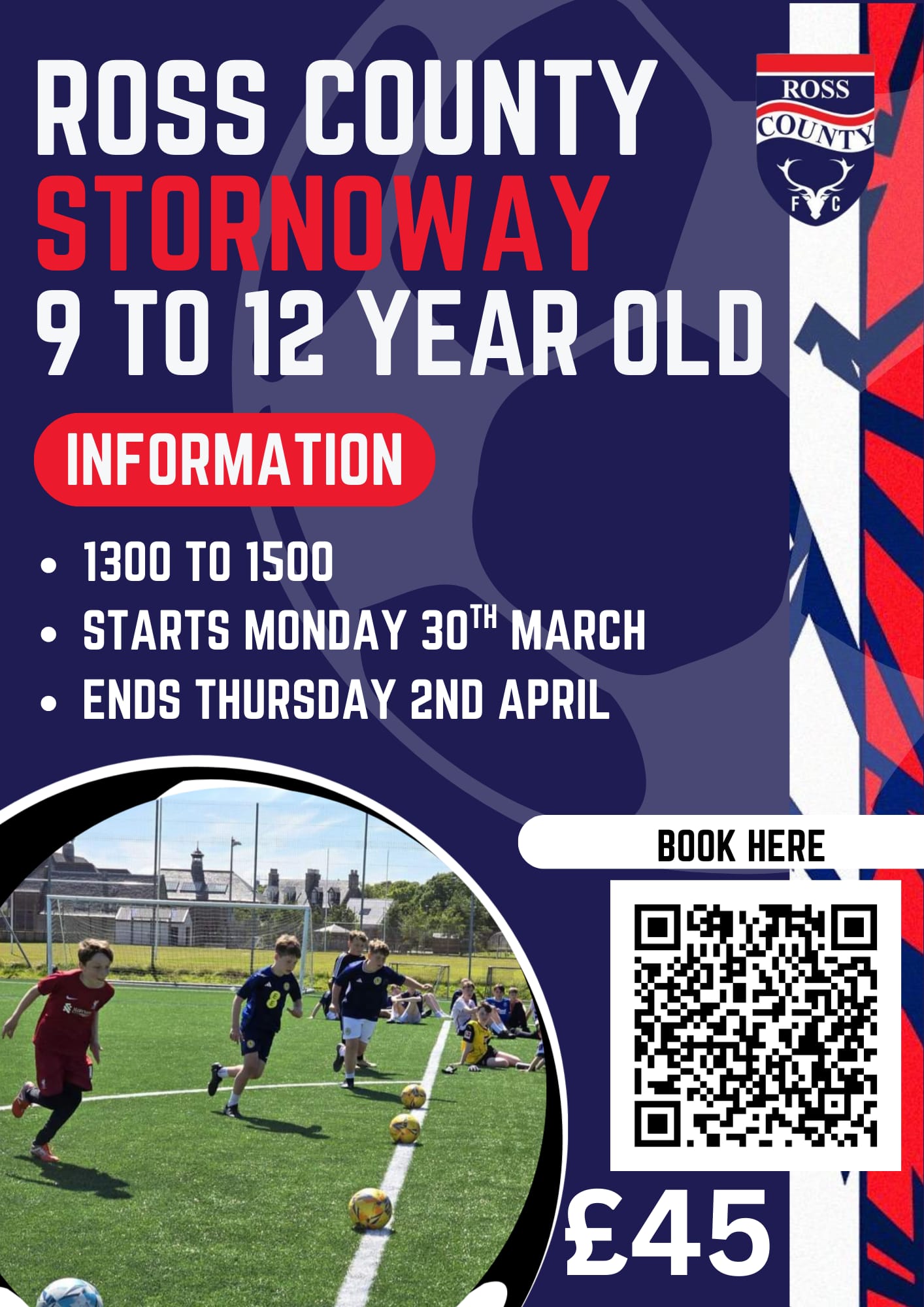 Stornoway Ross County Easter session 9-12 years