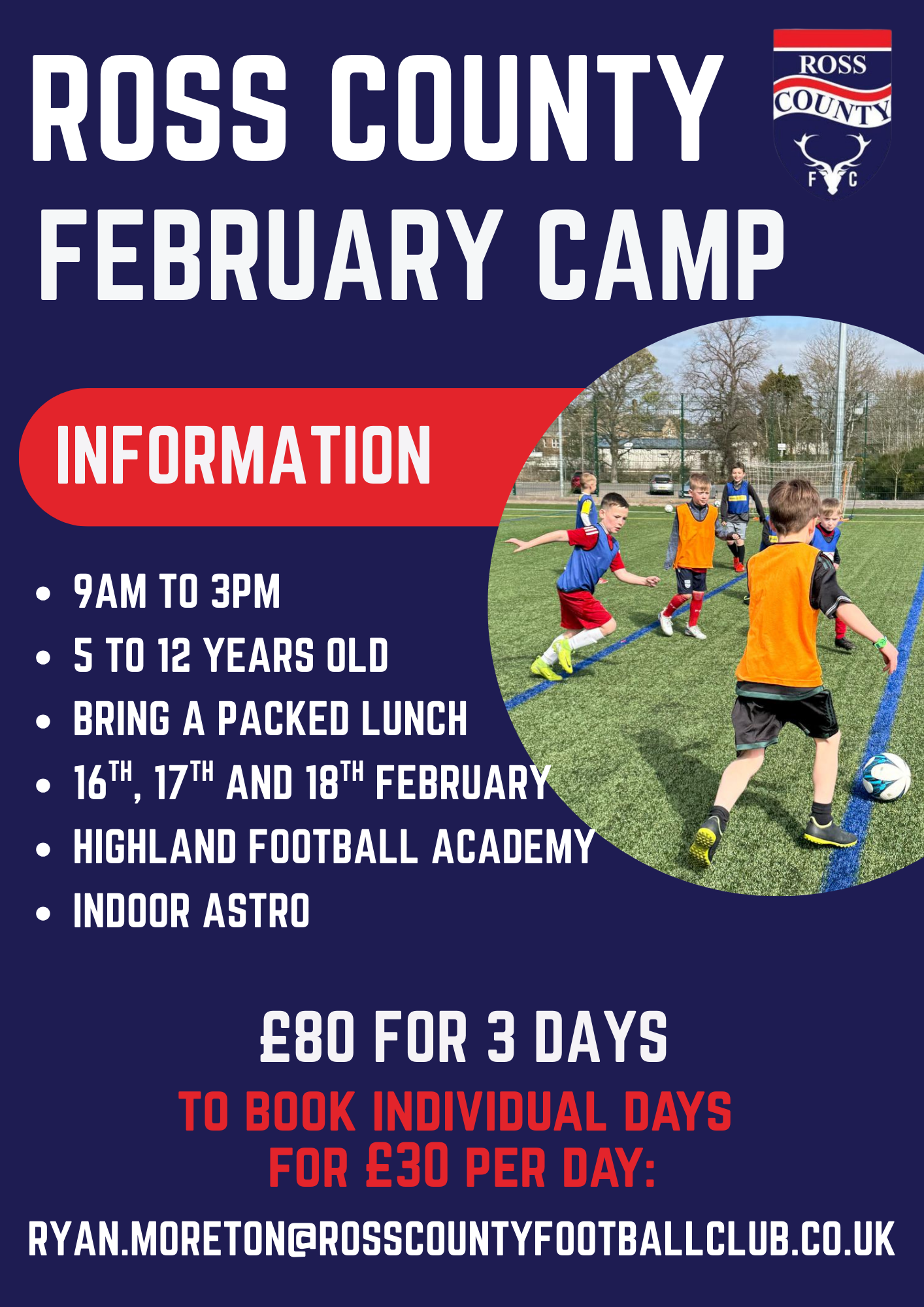 Ross County Soccer February Camp