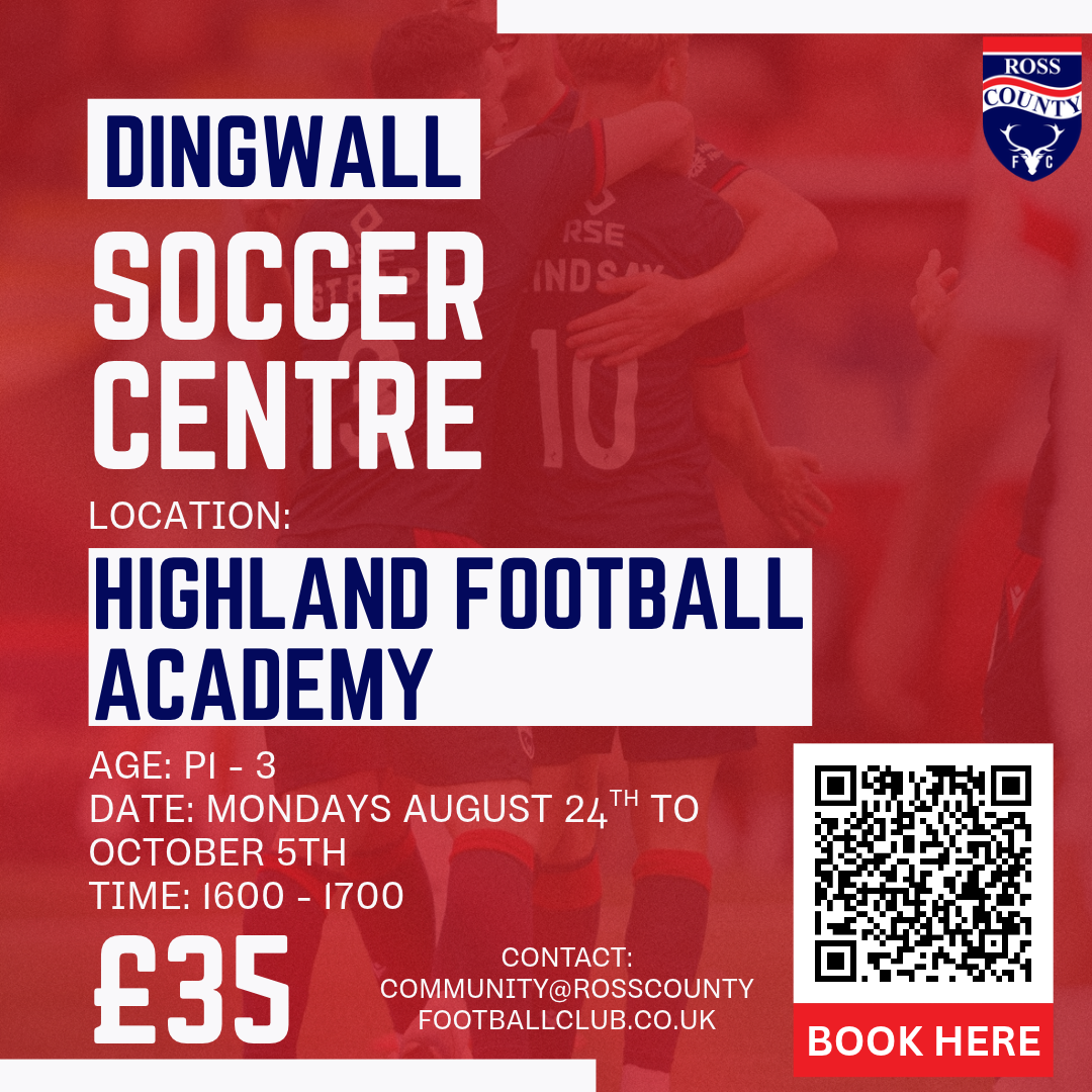 Dingwall Soccer Centre P1-3 August to October