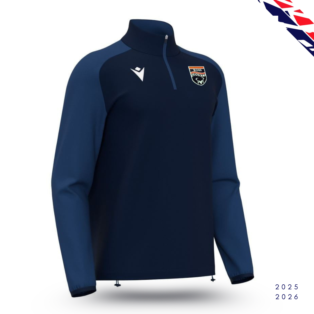 Isen 1/4 zip Navy and Light Navy Jersey Kids