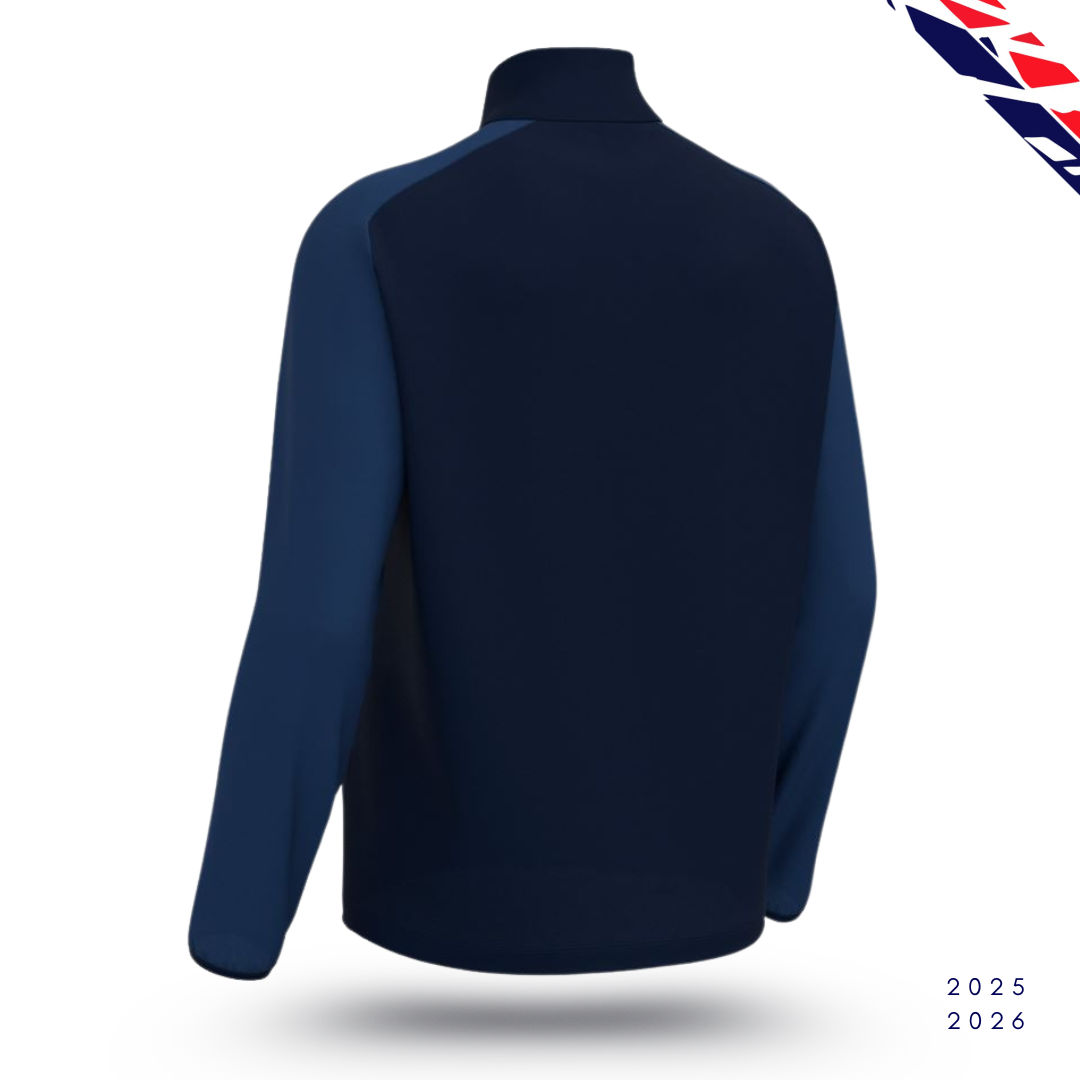 Horn Hoody Navy and Light Navy Adult