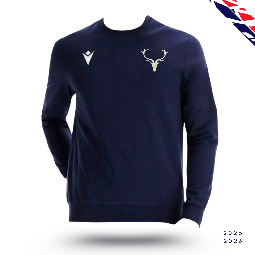 Axima Cotton Sweastshirt Navy Adults