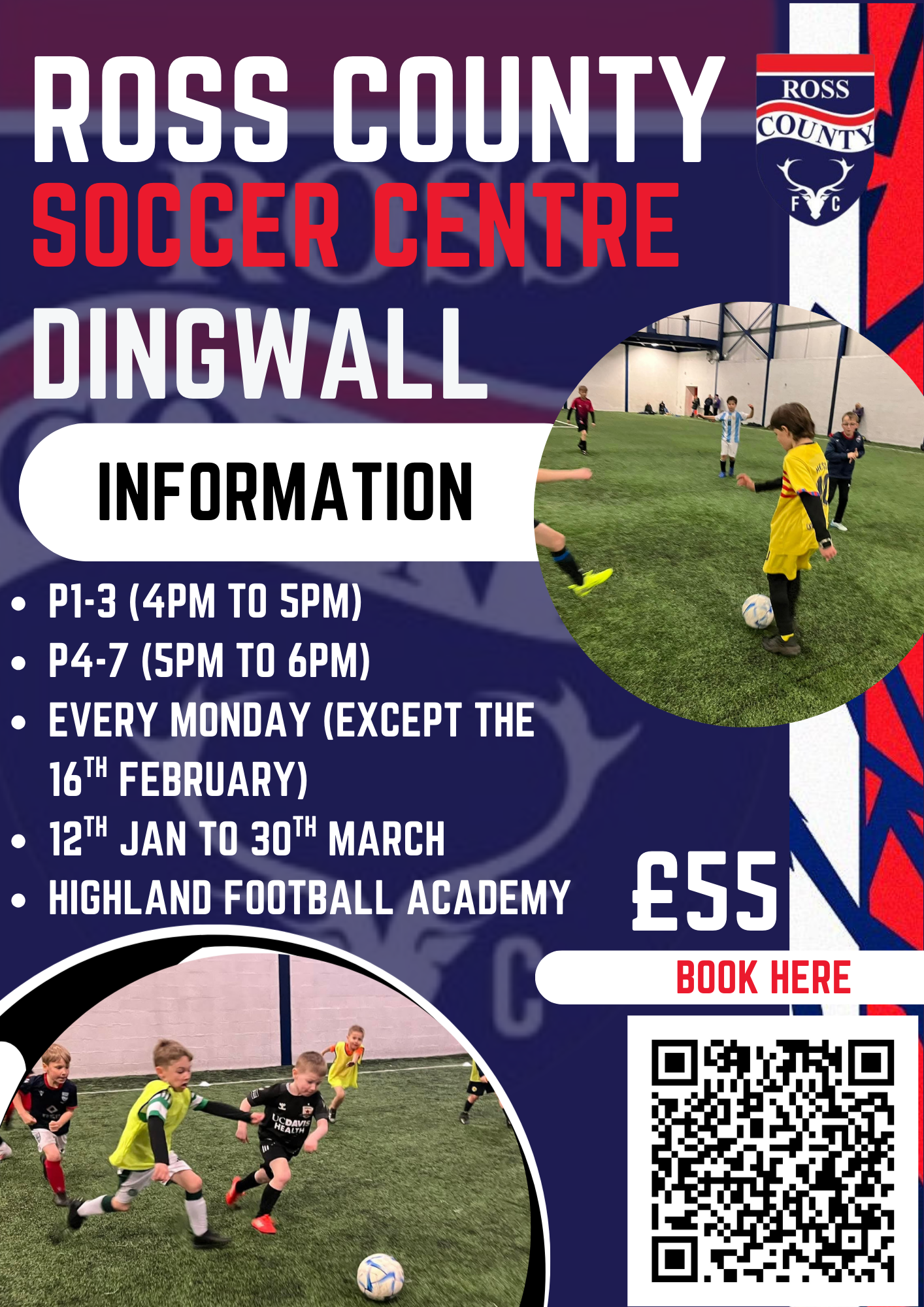Ross County Soccer Centre Dingwall (P1-3) January - March