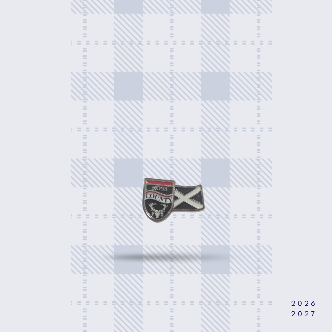 RCFC Crest and Scotland flag Pin badge
