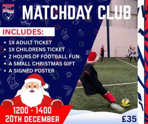 Matchday Club December 20th 2025